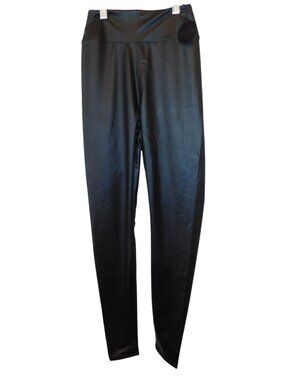 NWT Offline By Aerie Real Luxe Black High-Waisted Faux Leather Leggings Size S